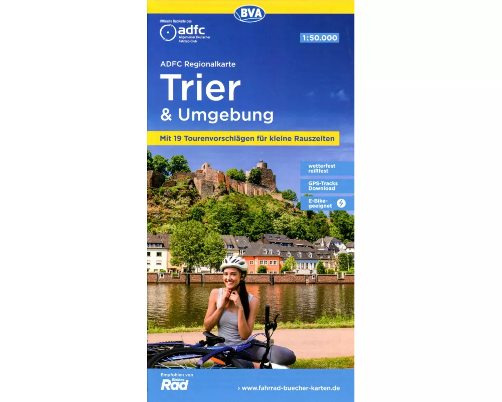 BVA ADFC Regionalkarte Trier und Umgebung 1:50.000