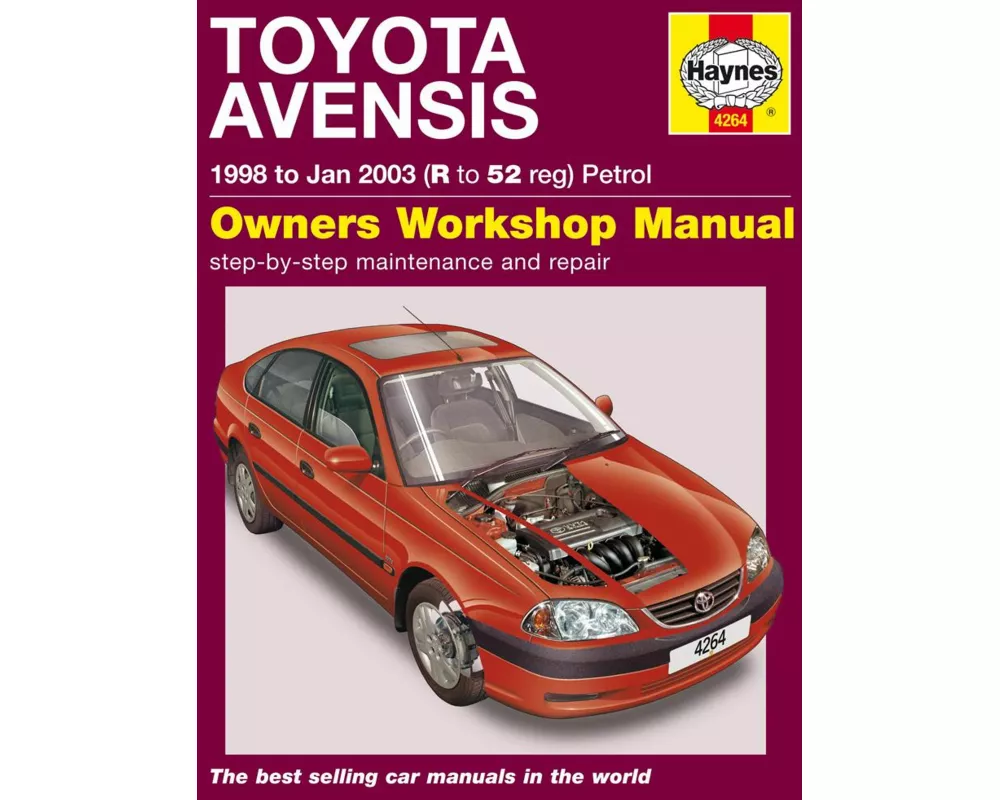 Toyota Avensis Petrol (98 - Jan 03) Haynes Repair Manual