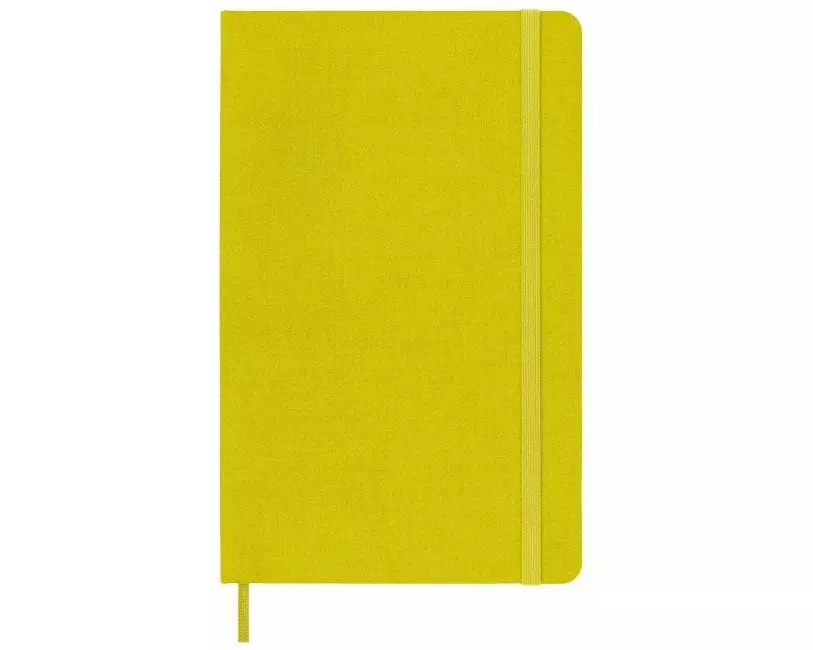 Moleskine Notizbuch - Color, Large/A5, Liniert, Stoffeinband, Strohgelb