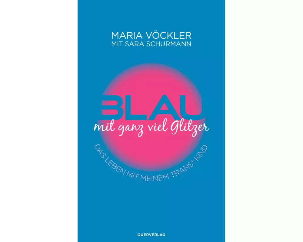 Blau mit ganz viel Glitzer