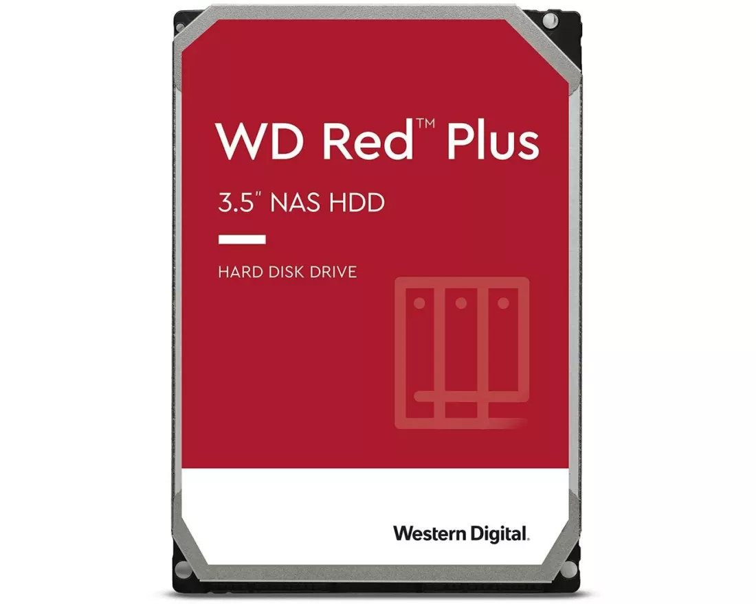Western Digital Harddisk WD Red Plus 3.5" SATA 10 TB