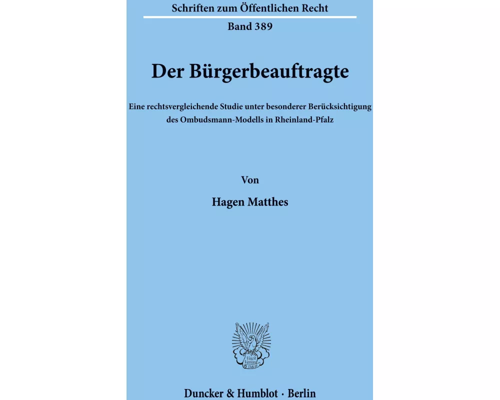 Der Bürgerbeauftragte