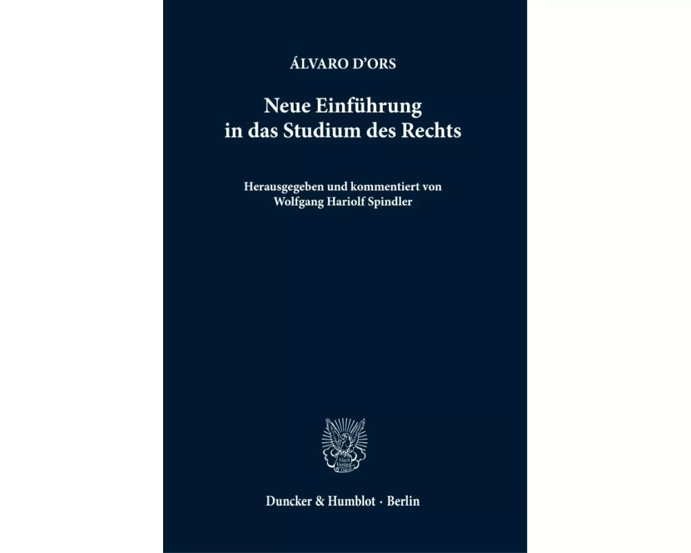 Neue Einführung in das Studium des Rechts