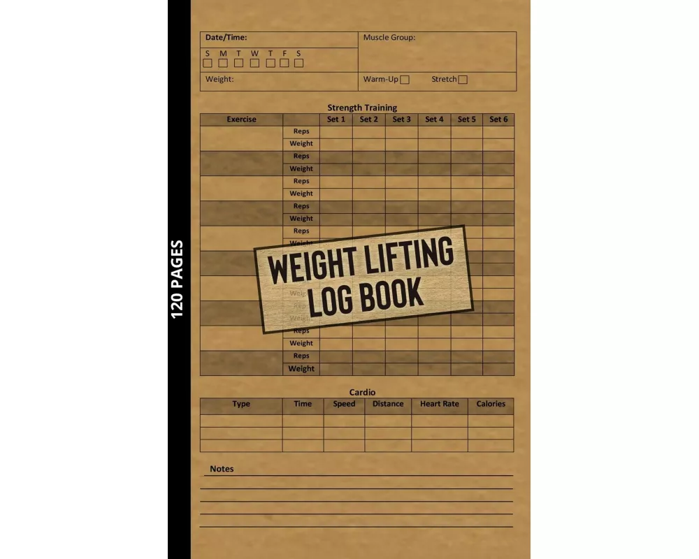 Weight Lifting Log Book