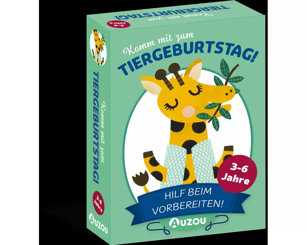 Auzou Komm mit zum Tiergeburtstag - Hilf beim Vorbereiten