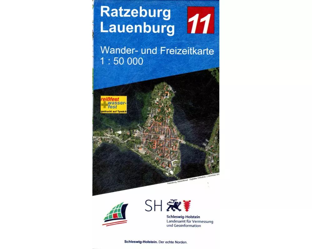 Wander- und Freizeitkarte Ratzeburg - Lauenburg