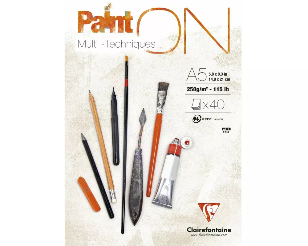 Multitechnik Paint'ON A5 250g 40 Blatt