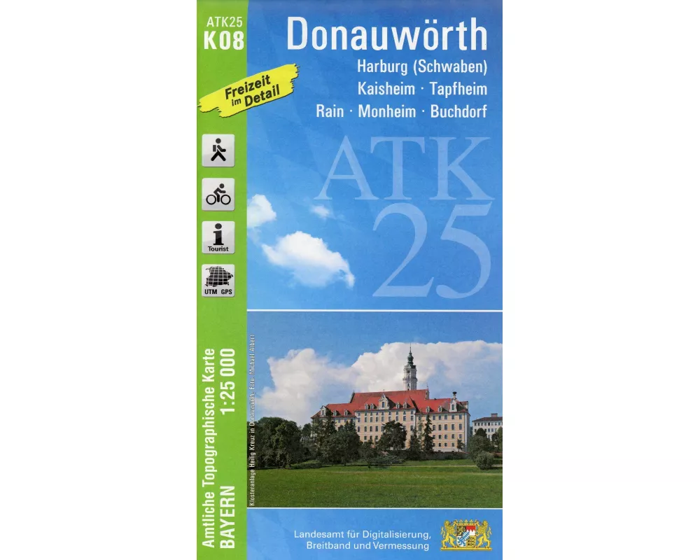ATK25-K08 Donauwrth (Amtliche Topographische Karte 1:25000)