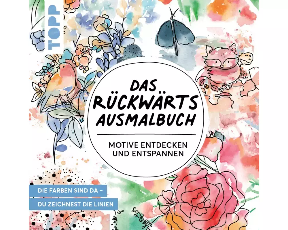 Das Rückwärts-Ausmalbuch