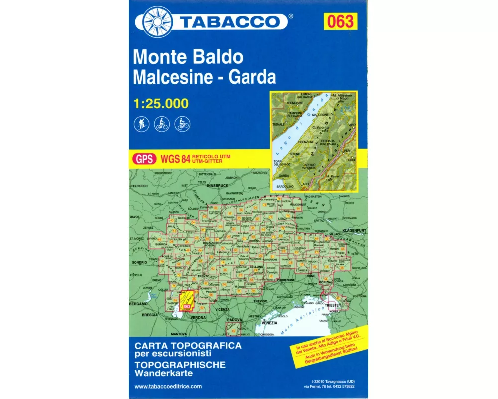 Monte Baldo 1:25 000