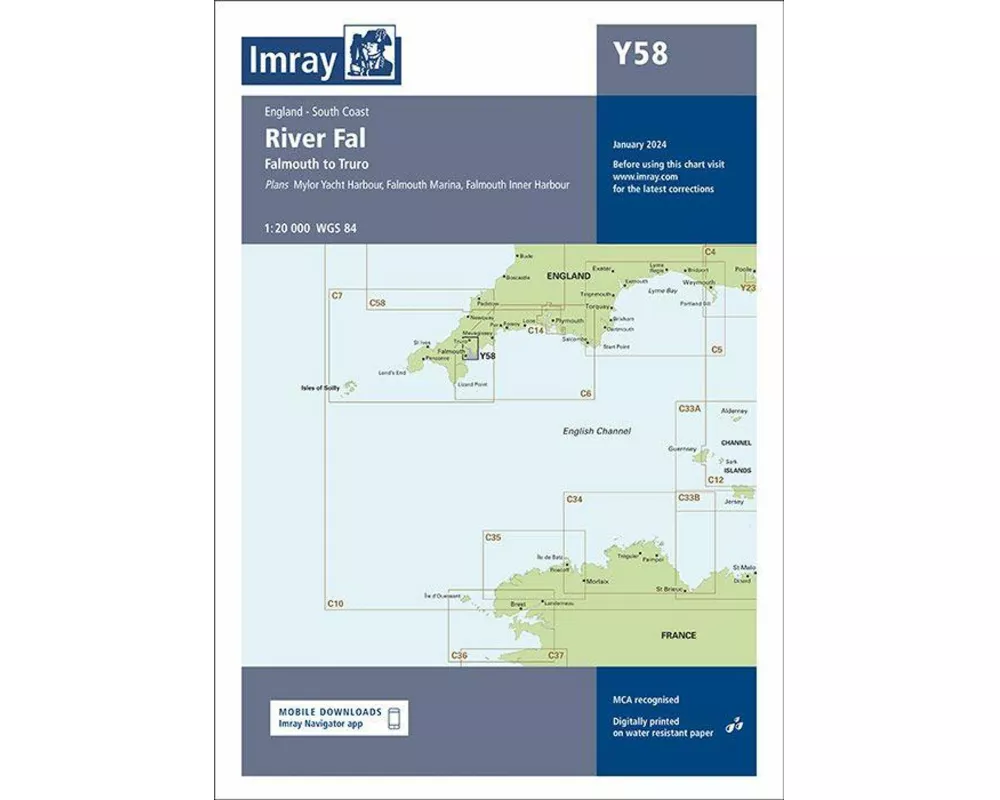 Imray Chart Y58