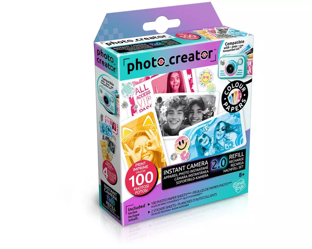 Canal Toys Instant Camera Refill 2.0 Fotopapier, 10 Rollen