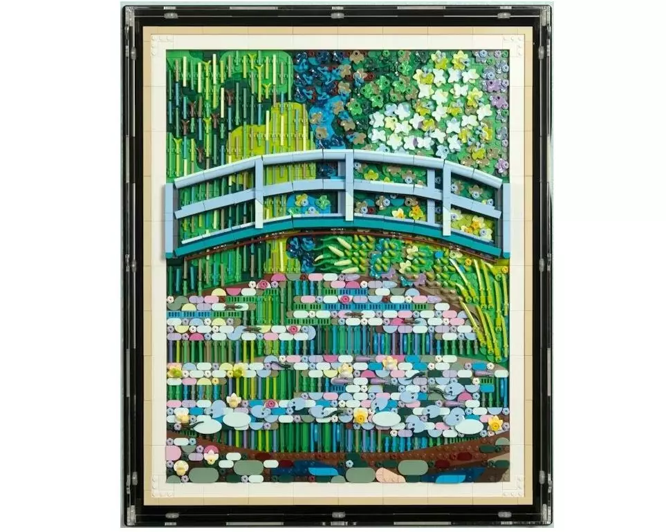 iDisplayit Acryl-Wand-Display für LEGO 31220 Claude Monet