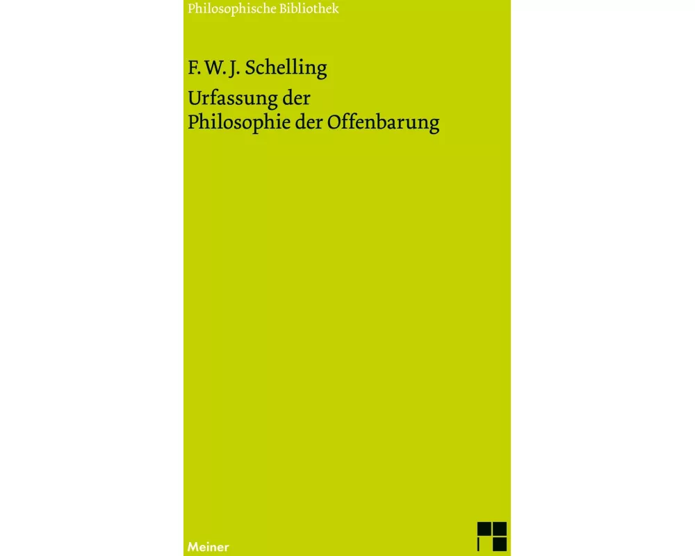 Urfassung der Philosophie der Offenbarung