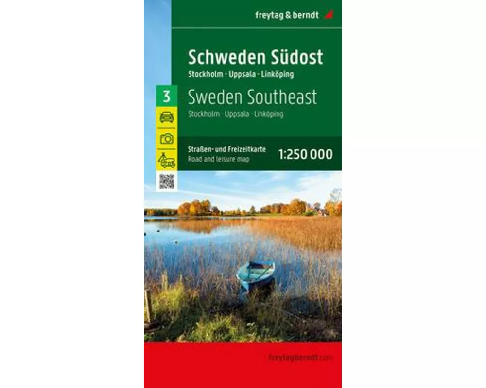 freytag & berndt Straßenkarte Schweden Südost 1:250.000
