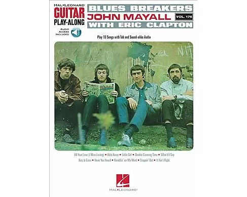 Blues Breakers with John Mayall & Eric Clapton Guitar Play-Along Vol. 176 - Book/Online Audio