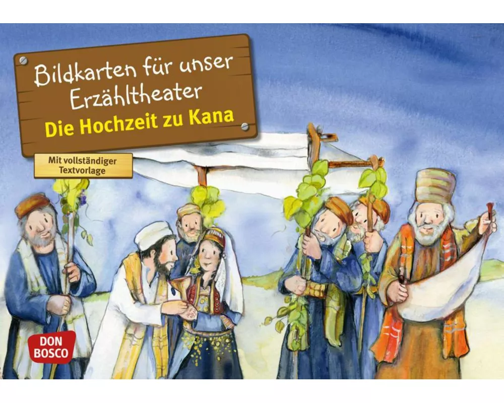 Die Hochzeit zu Kana. Kamishibai Bildkartenset