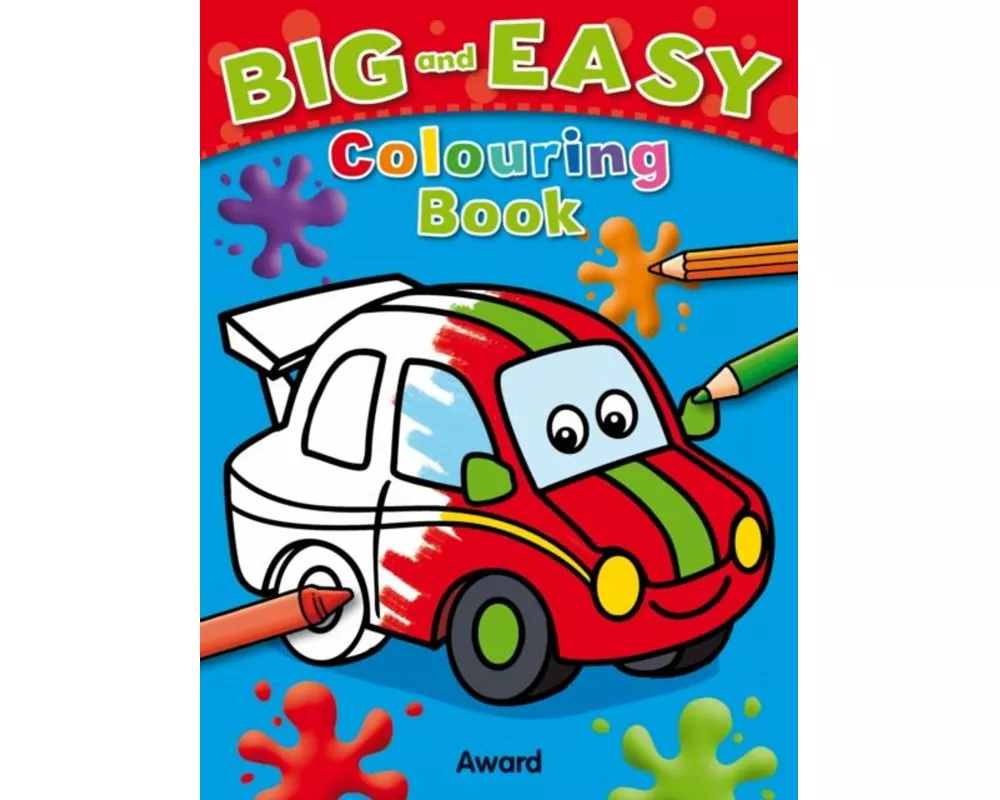 Big and Easy Colouring Book: Car