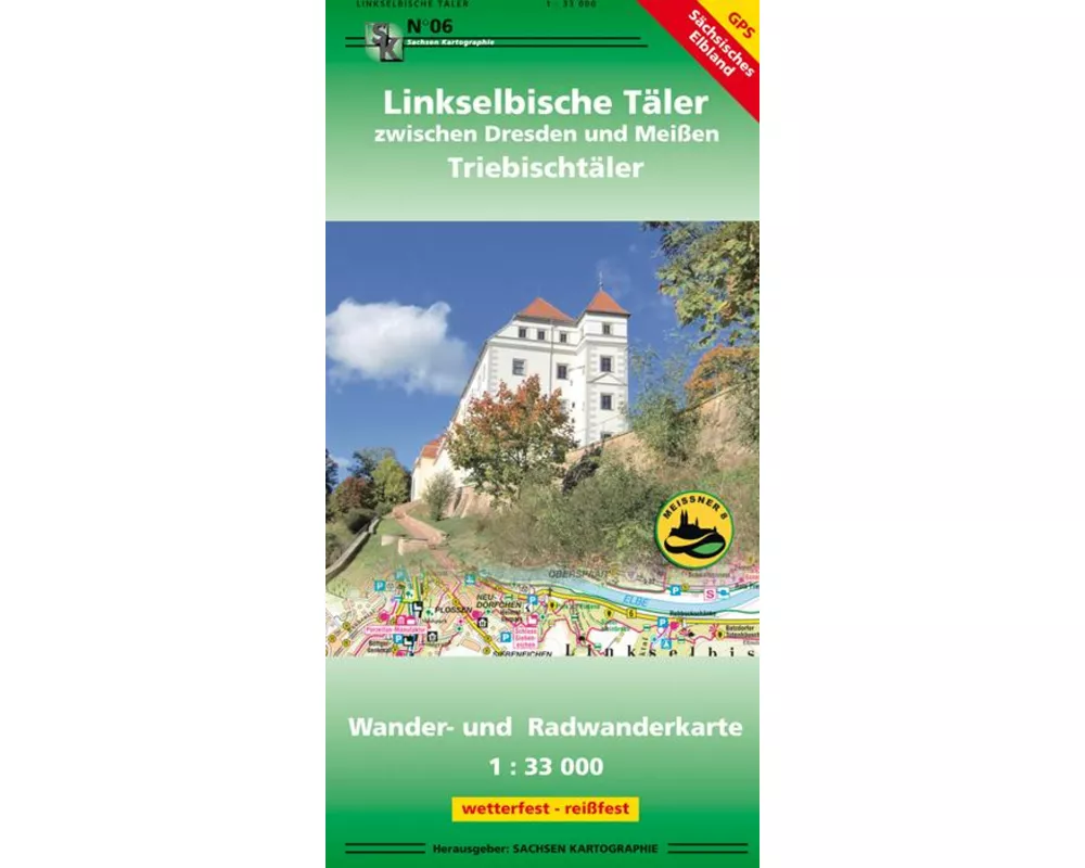 Linkselbische Täler zwischen Dresden und Meißen 1 : 33 000