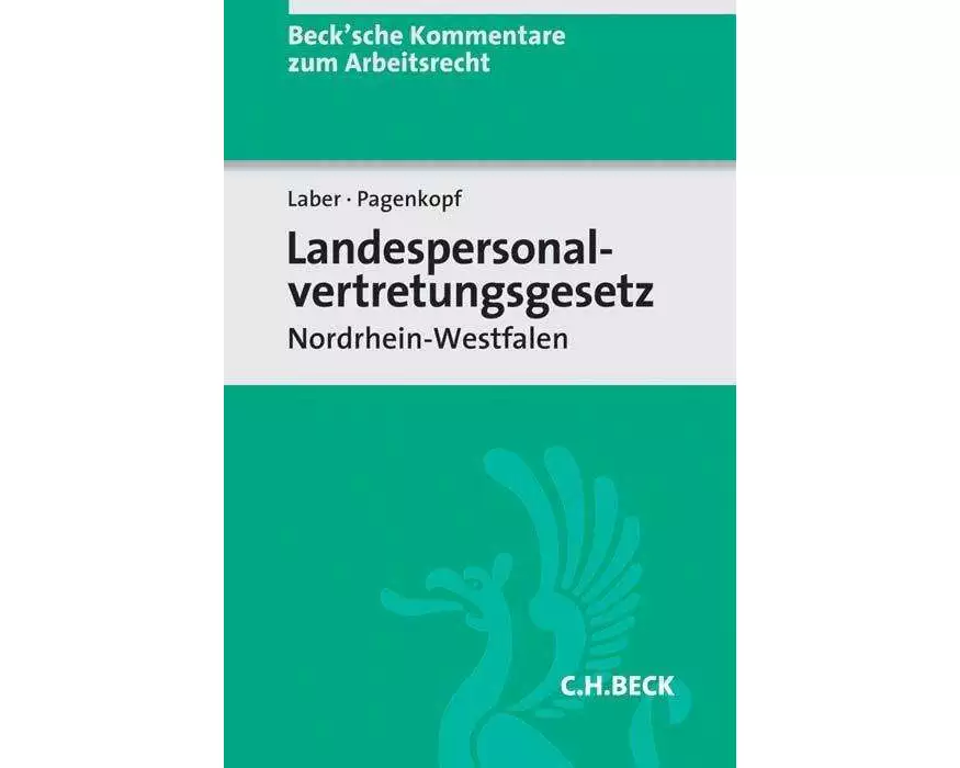 Landespersonalvertretungsgesetz Nordrhein-Westfalen. LandespersonalvertretungsG NRW