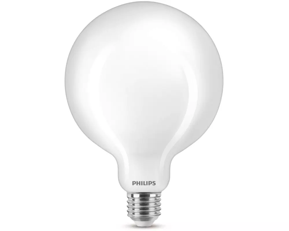 Philips Lampe LEDcla Globe 75W E27 G120 WW FR ND Warmweiss (WW)