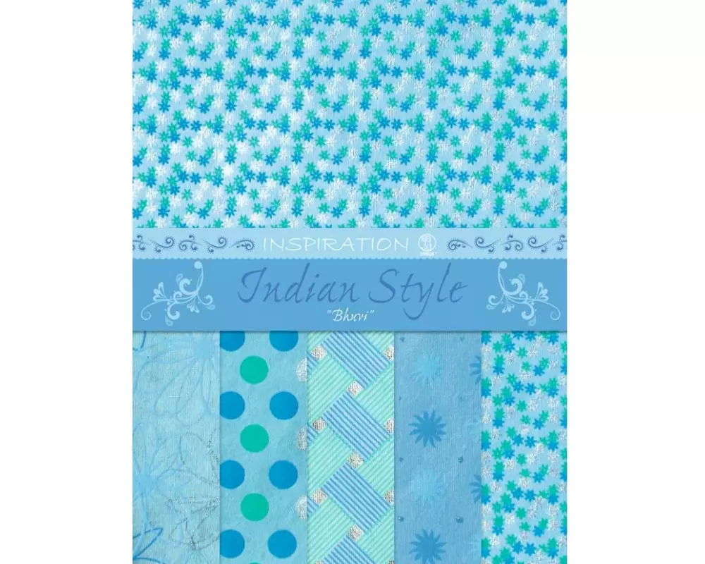 URSUS Bastelpapier Indian Style Bhuvi 21.6 x 28 cm, 100 g/m²