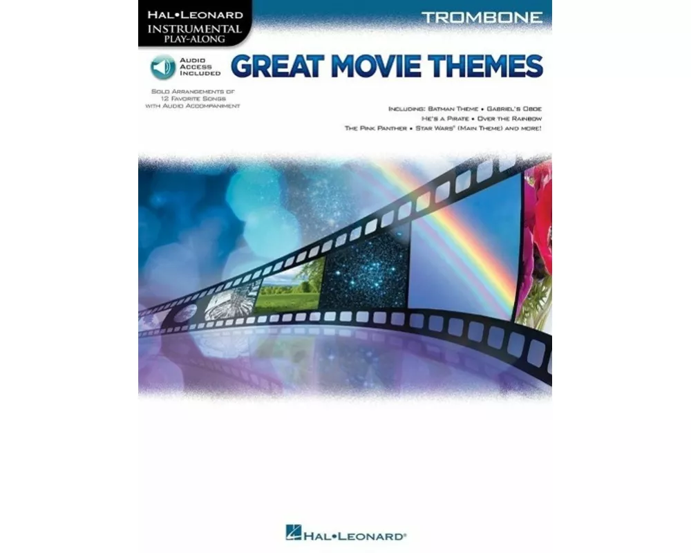 Great Movie Themes - Instrumental Play-Along for Trombone (Book/Online Audio)