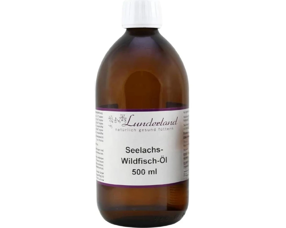 Lunderland Hunde-Nahrungsergänzung Seelachs-Wildfisch-Öl 500 ml