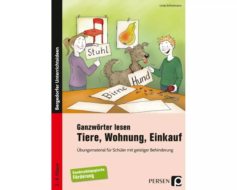Ganzwörter lesen: Tiere, Wohnung, Einkauf