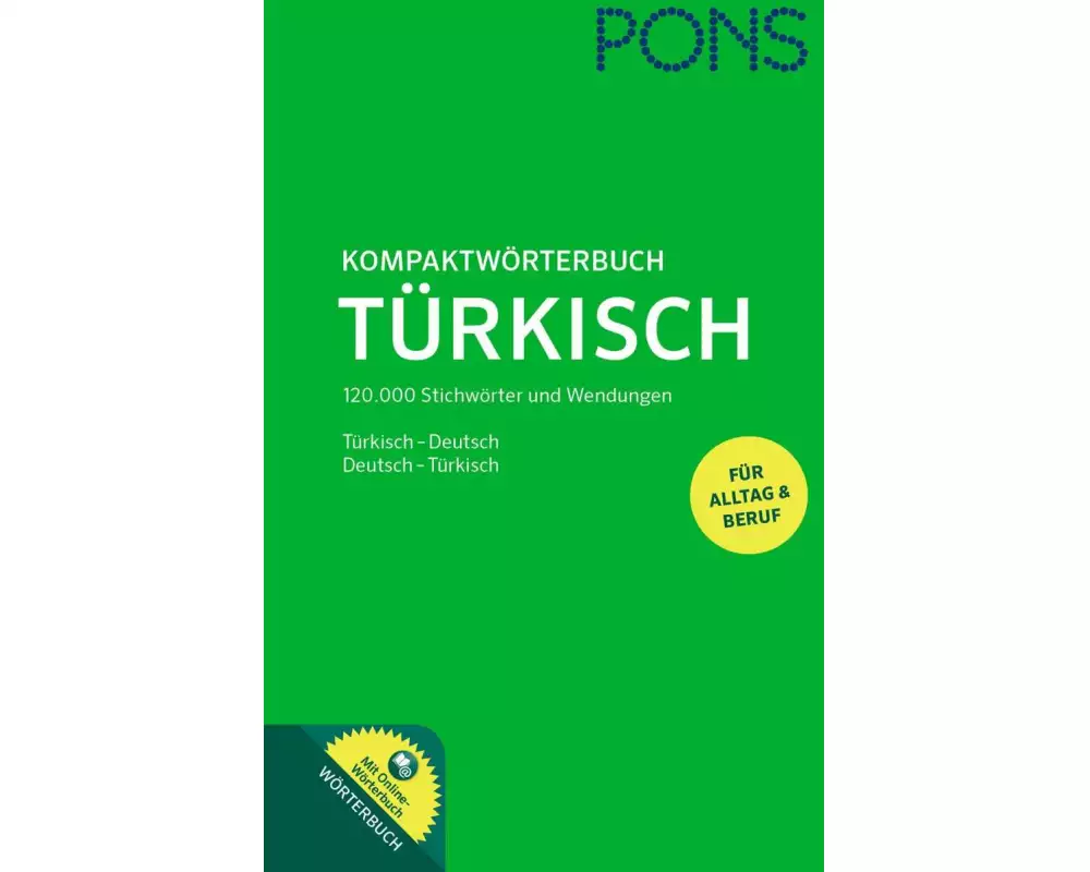 PONS Kompaktwörterbuch Türkisch