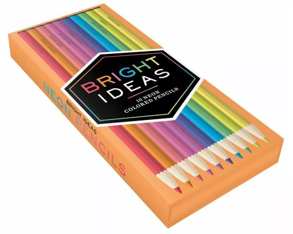 Bright Ideas Neon Colored Pencils: 10 Colored Pencils