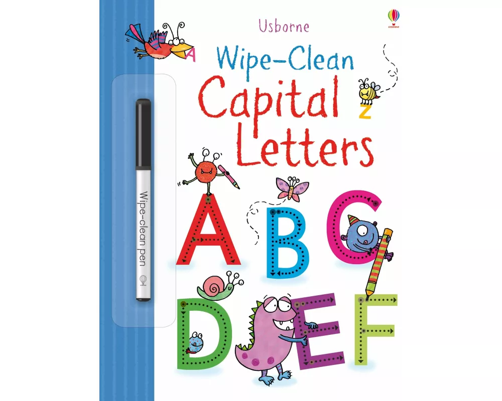 Wipe-Clean Capital Letters
