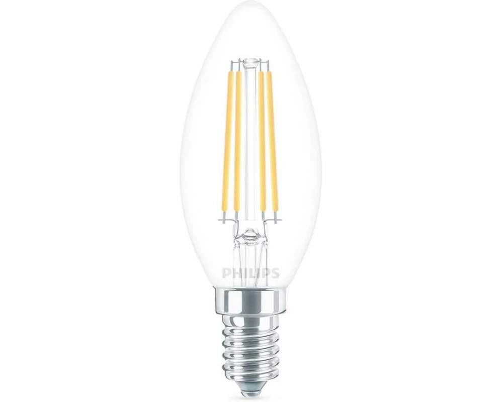 Philips Lampe LED classic 60W E14 CW B35 CL Neutralweiss (NW)