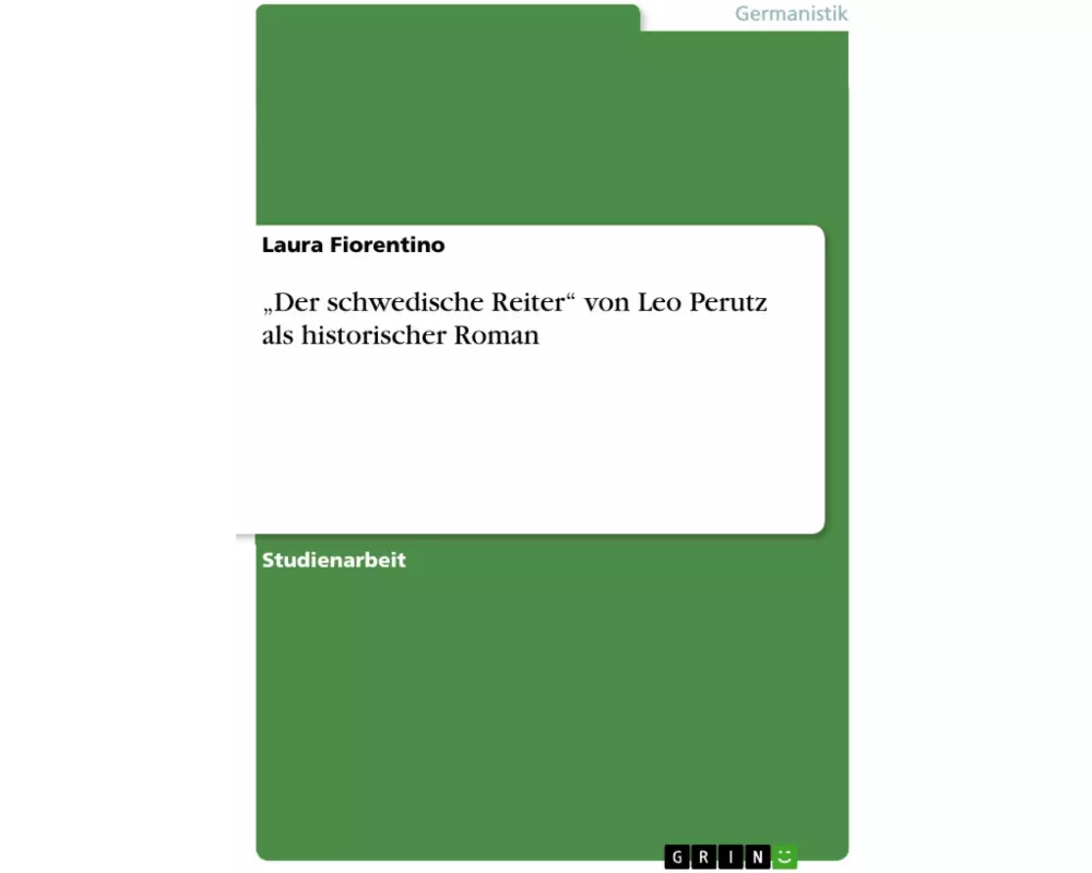 "Der schwedische Reiter" von Leo Perutz als historischer Roman