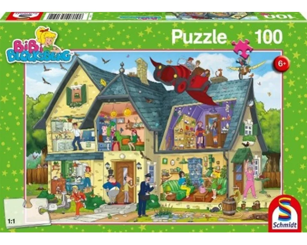 Bibi Blocksberg, Bei Blocksbergs ist was los! Puzzle100 Teile