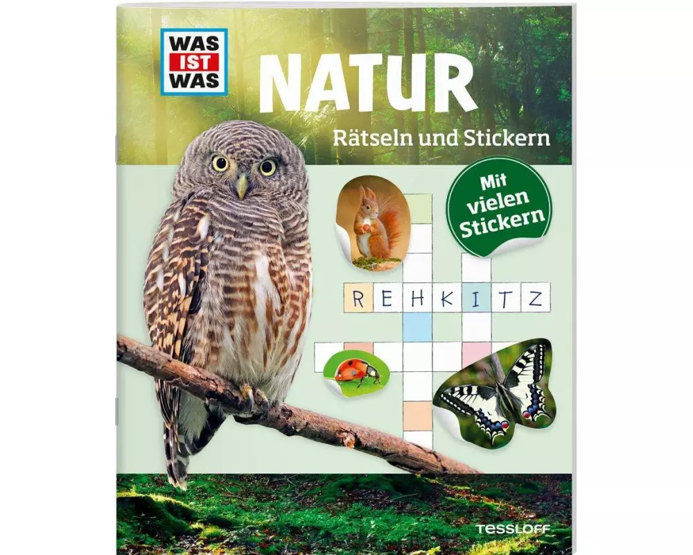 WAS IST WAS Rätseln und Stickern: Natur