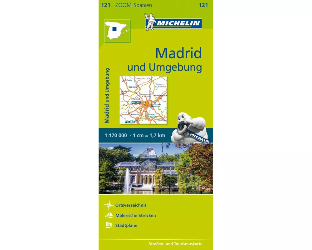 Michelin Madrid und Umgebung 1 : 170 000
