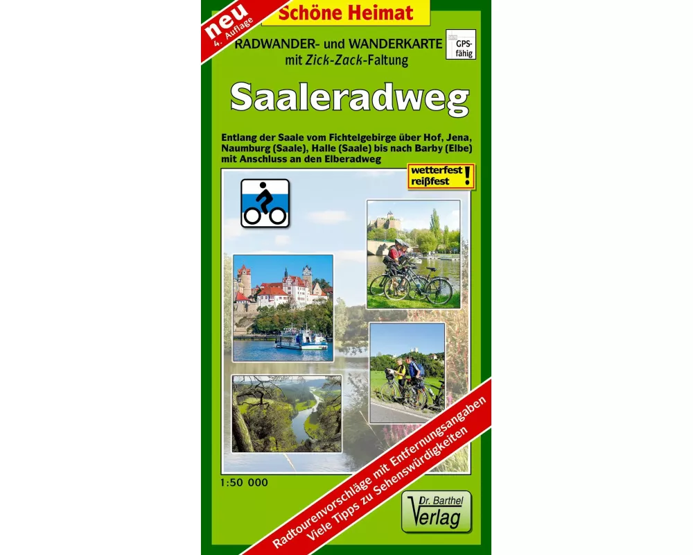 Saale-Radwanderweg 1 : 50 000