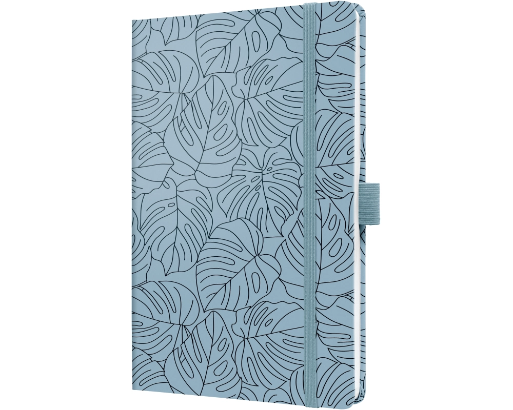 JOLIE Notizbuch A5 JN353 Blue Monstera, liniert 174 S.
