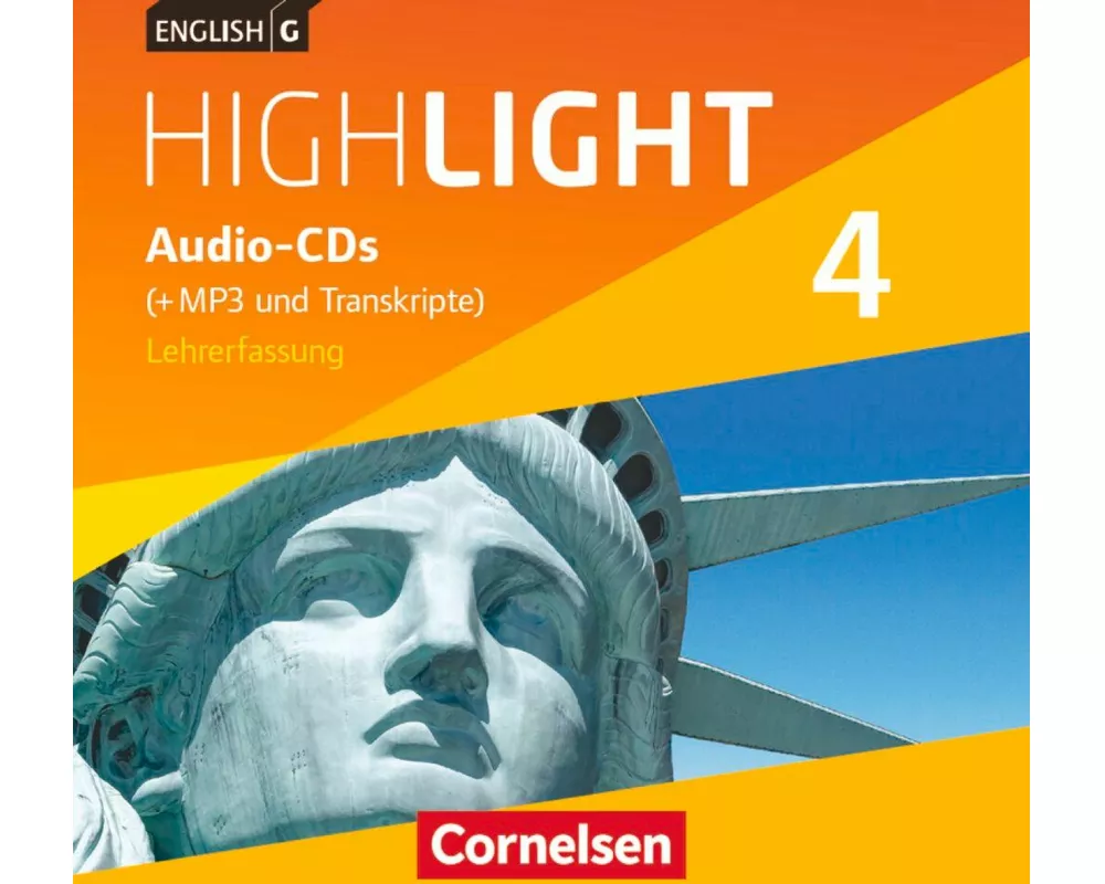 English G Highlight, Hauptschule, Band 4: 8. Schuljahr, Audio-CDs (Vollfassung), Audio-Dateien auch als MP3