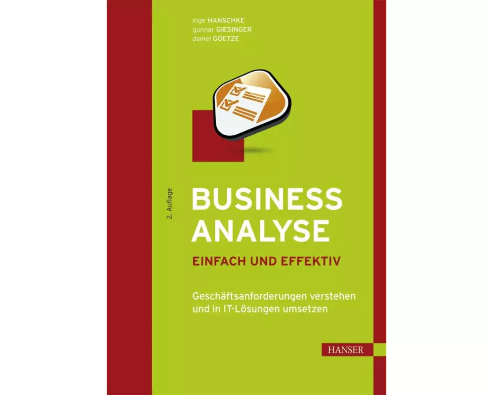 Business Analyse – einfach und effektiv