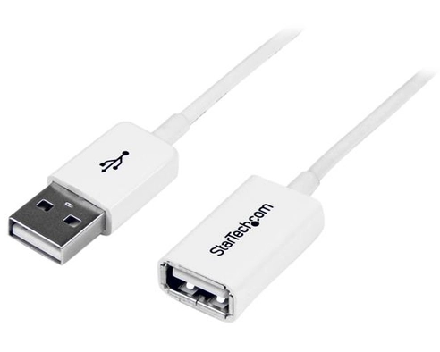 StarTech.com 1m White USB 2.0 Extension Cable A to A