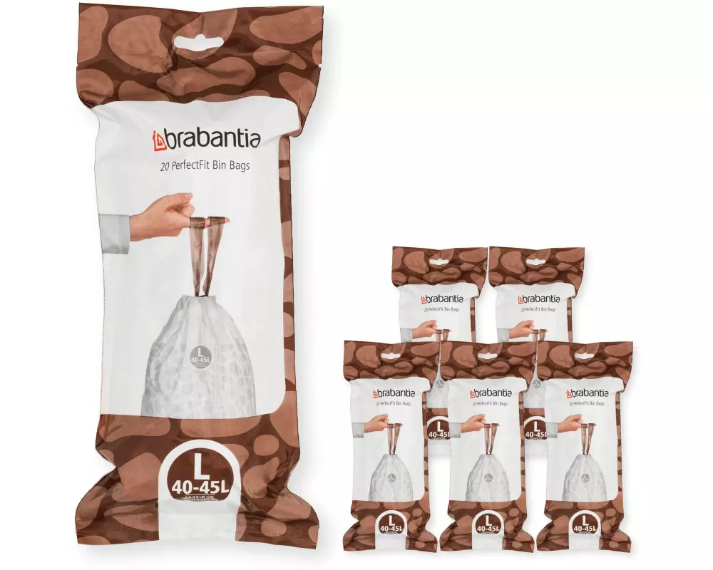 Brabantia Kehrichtsack PerfectFit L 40-45 l, 120 Stück