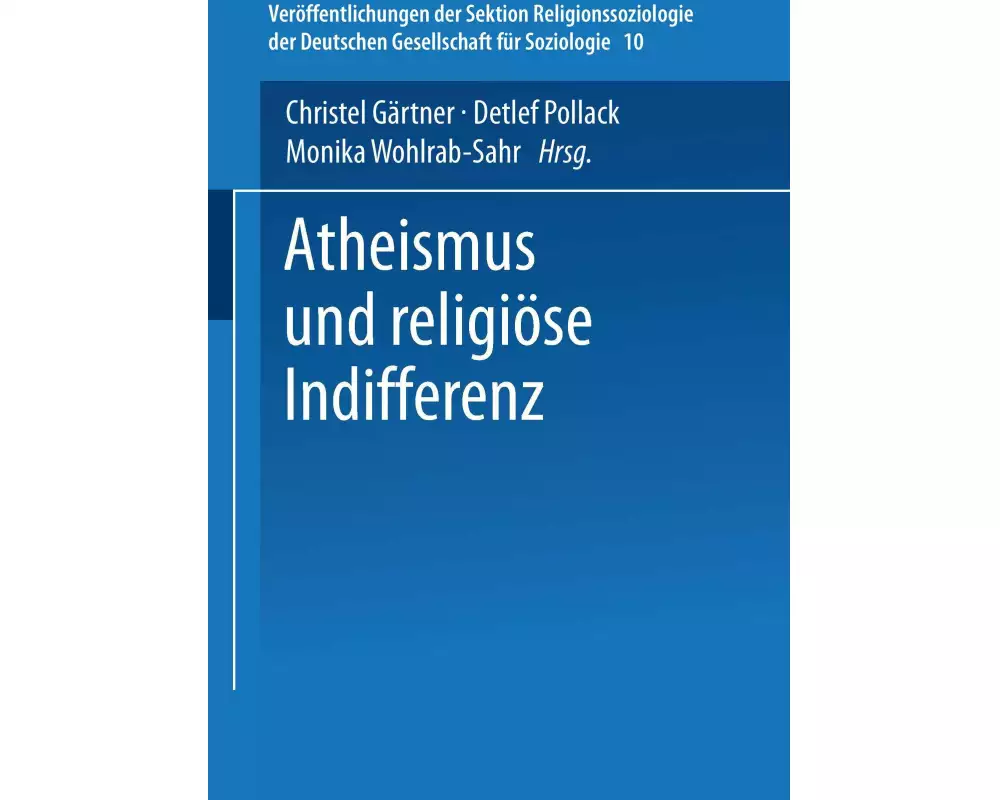 Atheismus und religiöse Indifferenz
