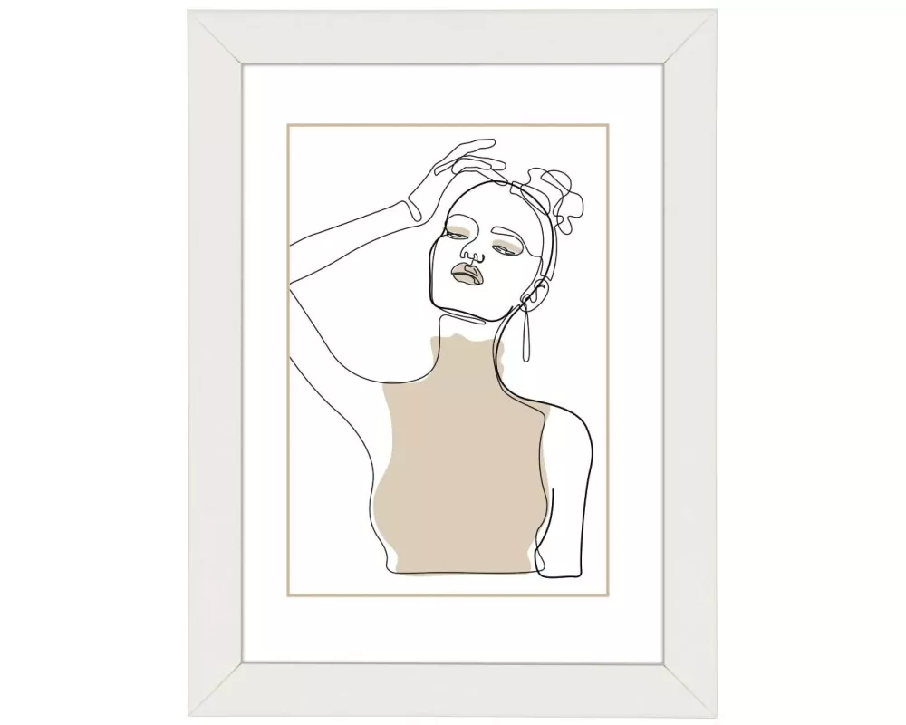 Hama Bilderrahmen Kopenhagen Weiss, 9 x 13 cm