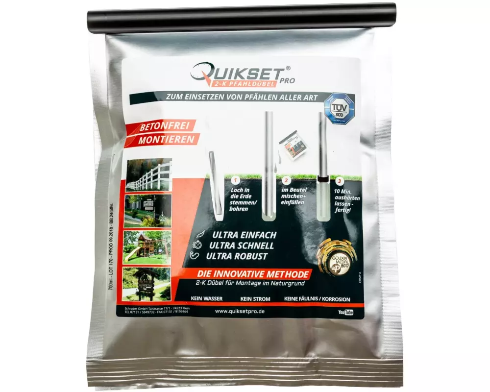 Quikset Pro Pfahldübel, 700 ml