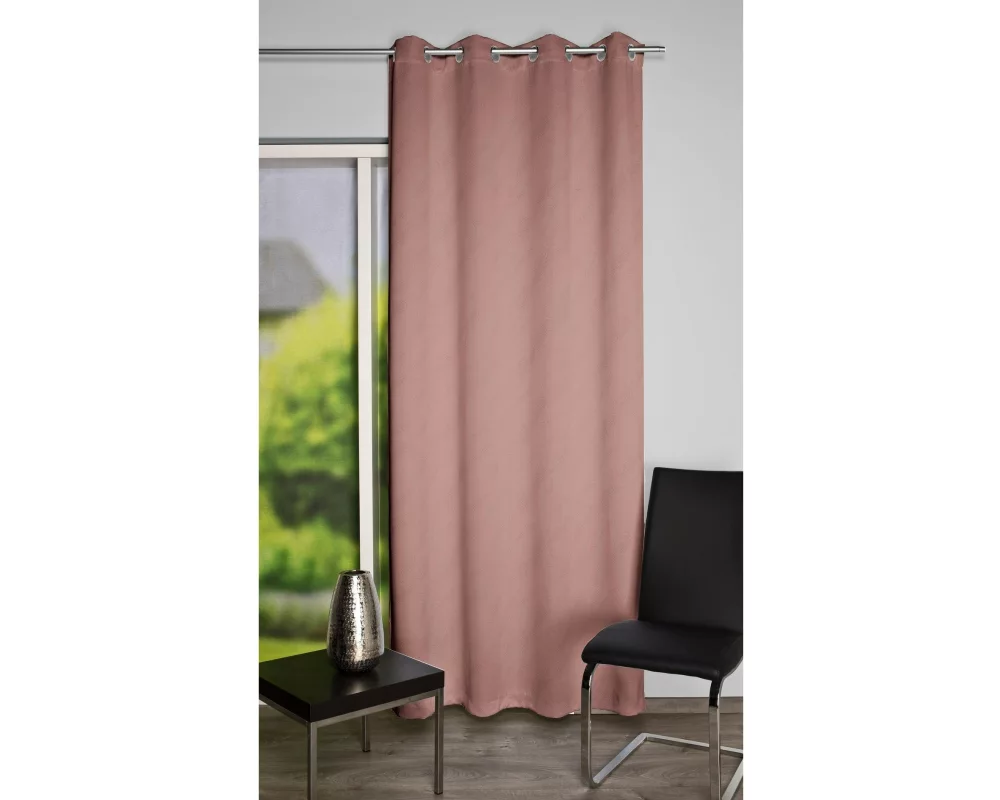 Stotz Decor AG Verdunklungsvorhang Galaxy 135 cm x 245 cm, Rosa