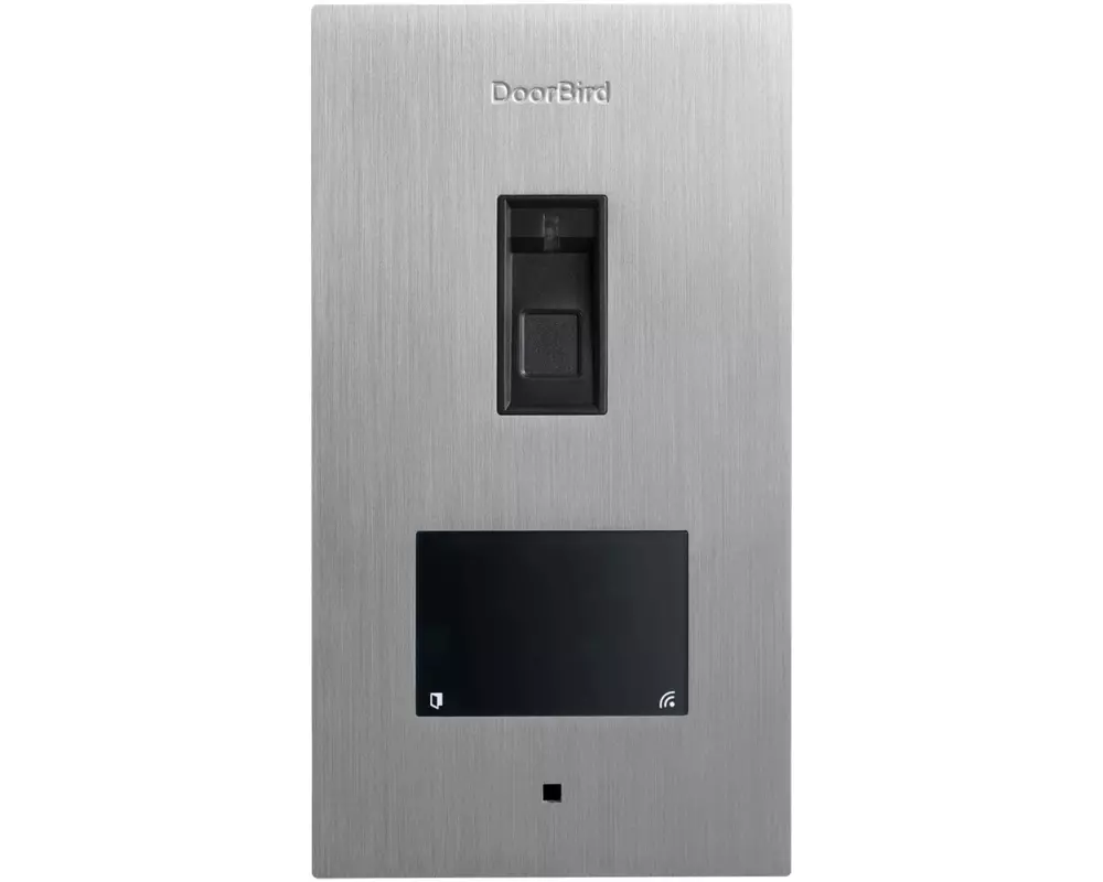 Doorbird IP Türstation Fingerprint 50 Unterputz, gebürstet