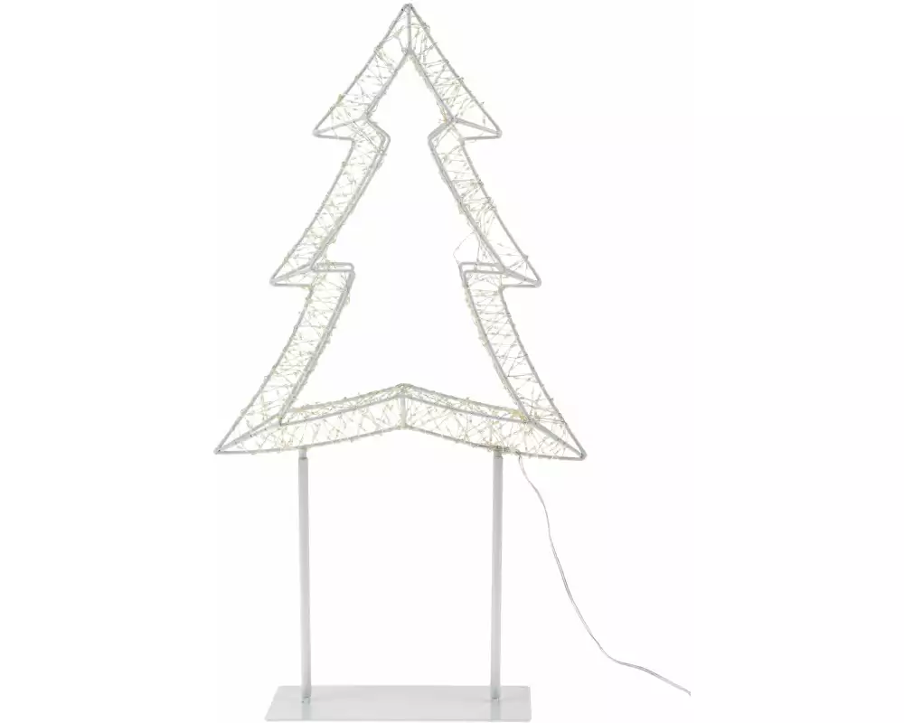 COCON LED-Tannenbaum 3D, Metall, klein