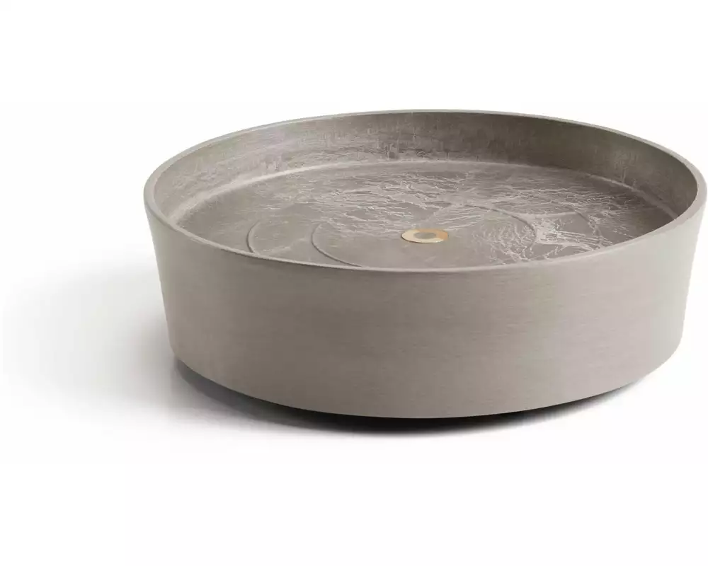 Ecopots Unterteller Saucer Wheels Ø 29 cm Taupe